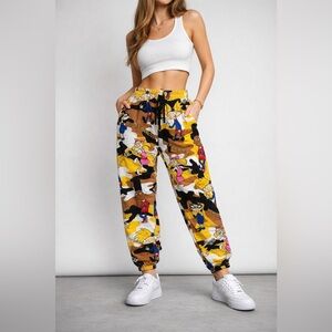Nickelodeon Women's Rugrat Camo Sweat Pant Joggers